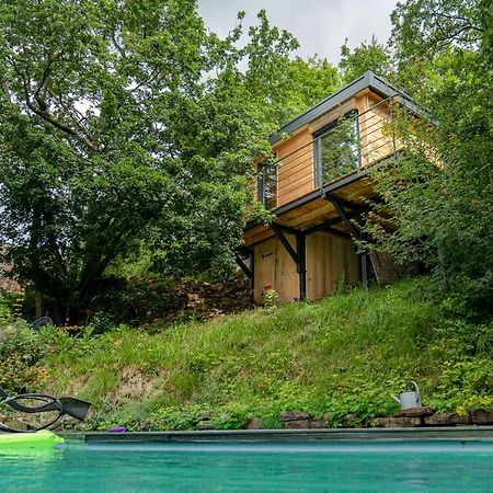 Le Moonloft Insolite Tiny-House Dans Les Arbres & 1 Seance De Sauna Pour 2 Avec Vue Panoramique Osenbach エクステリア 写真