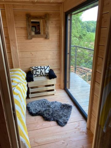 Le Moonloft Insolite Tiny-House Dans Les Arbres & 1 Seance De Sauna Pour 2 Avec Vue Panoramique Osenbach エクステリア 写真