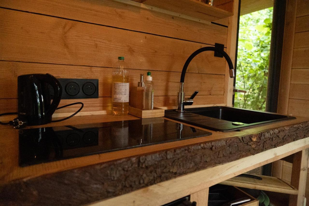 Le Moonloft Insolite Tiny-House Dans Les Arbres & 1 Seance De Sauna Pour 2 Avec Vue Panoramique Osenbach エクステリア 写真