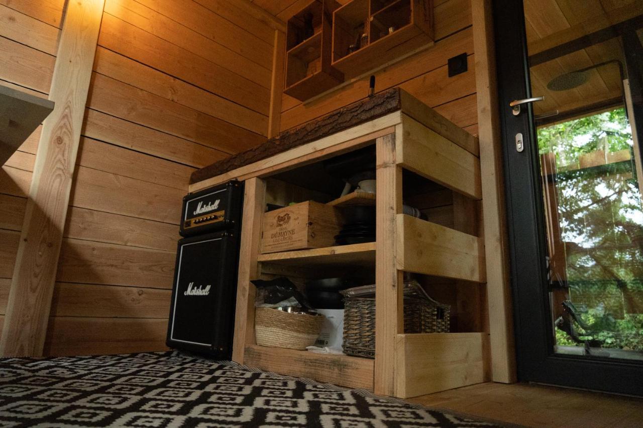Le Moonloft Insolite Tiny-House Dans Les Arbres & 1 Seance De Sauna Pour 2 Avec Vue Panoramique Osenbach エクステリア 写真