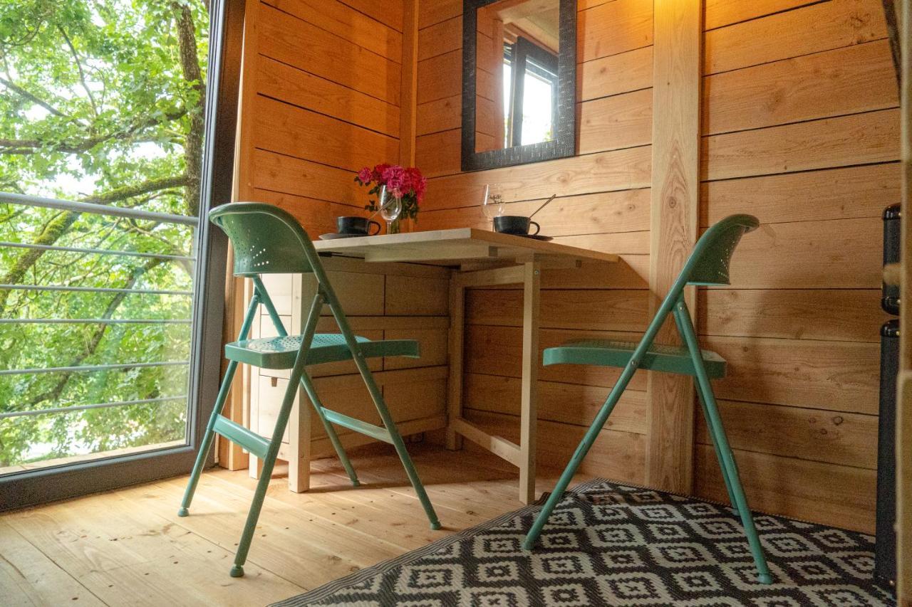 Le Moonloft Insolite Tiny-House Dans Les Arbres & 1 Seance De Sauna Pour 2 Avec Vue Panoramique Osenbach エクステリア 写真