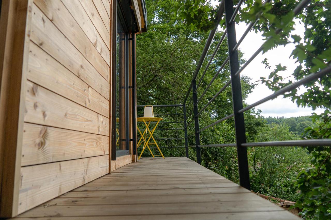 Le Moonloft Insolite Tiny-House Dans Les Arbres & 1 Seance De Sauna Pour 2 Avec Vue Panoramique Osenbach エクステリア 写真